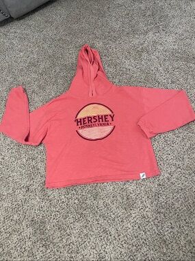 League Coral Hoodie with Unwind Graphic